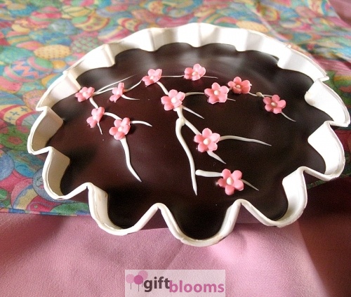 Cherry Blossoms Cupcake - [US_CHOCO_133]